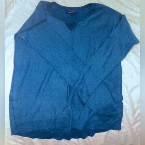 American Eagle Outfitters Blue Joggers Relaxed Fit Sweater